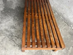 Pamono Slatted Wooden Bench or Coffee Table Discount
