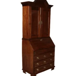 Pamono Small Antique Baroque Secretary in Mahogany, 1800 Sale