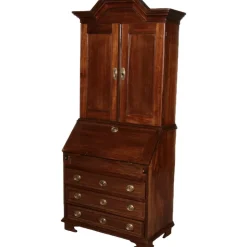 Pamono Small Antique Baroque Secretary in Mahogany, 1800 Sale