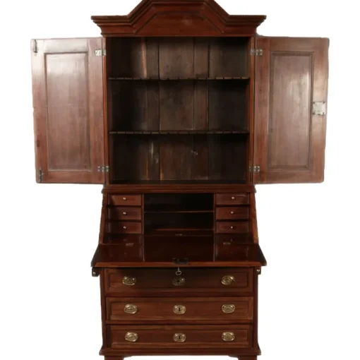 Pamono Small Antique Baroque Secretary in Mahogany, 1800 Sale