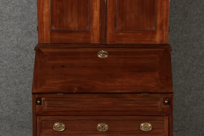 Pamono Small Antique Baroque Secretary in Mahogany, 1800 Sale