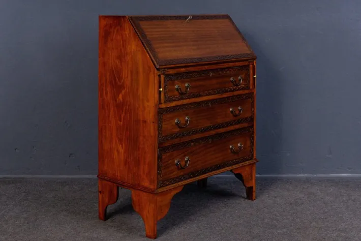 Pamono Small Antique Flap Secretary New