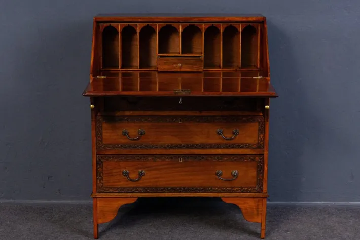 Pamono Small Antique Flap Secretary New