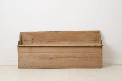 Pamono Small Antique Swedish Folk Art Bench with Natural Patina Online