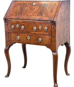 Pamono Small Antique Walnut Secretaire, 1720 Hot