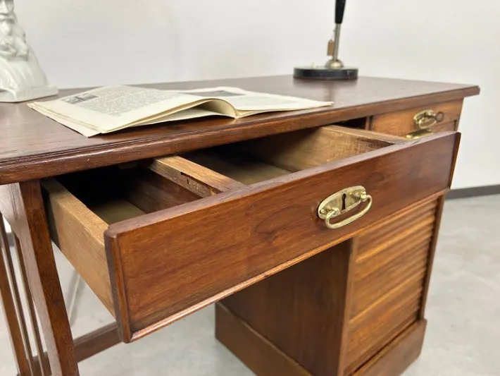 Pamono Small Art Deco Desk, 1930s New