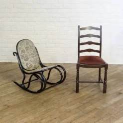 Pamono Small Bentwood Rocking Chair, 1920s Outlet