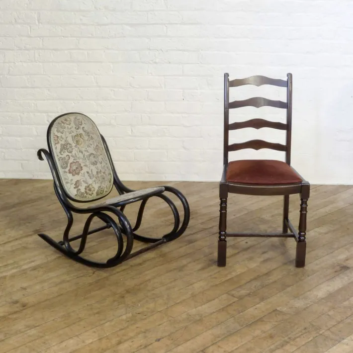 Pamono Small Bentwood Rocking Chair, 1920s Outlet