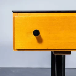 Pamono Small Birch and Glass Top Dressing Table, 1950s Hot