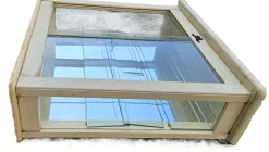 Pamono Small French Wall-Mounted Display Case in Painted Wood, 1920s Discount