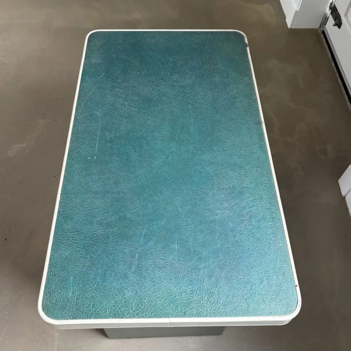 Pamono Small Industrial Bauhaus Style Writing Desk, 1950s Clearance