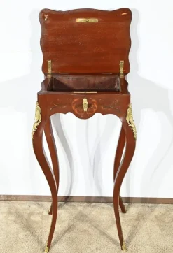 Pamono Small Louis XV Style Lacquered Wooden Worktable, Late 19th Century Discount