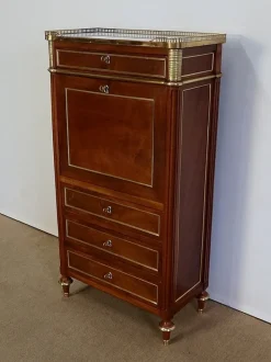 Pamono Small Louis XVI Mahogany Secretary Sale