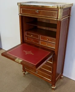 Pamono Small Louis XVI Mahogany Secretary Sale