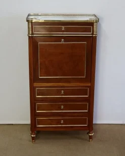 Pamono Small Louis XVI Mahogany Secretary Sale