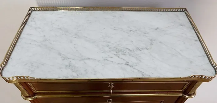 Pamono Small Louis XVI Mahogany Secretary Sale