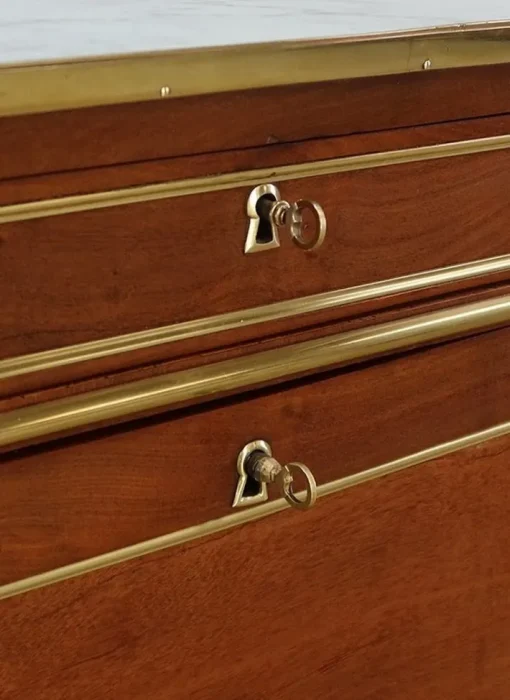 Pamono Small Louis XVI Mahogany Secretary Sale