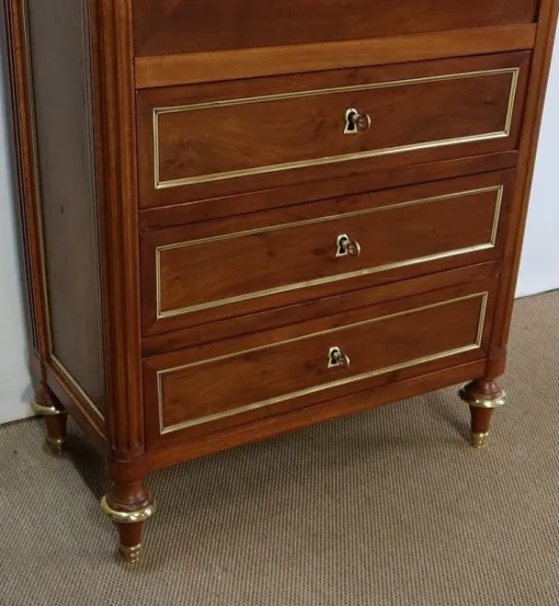 Pamono Small Louis XVI Mahogany Secretary Sale