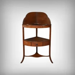 Pamono Small Mahogany Corner Vanity Unit, Early 20th Century Discount