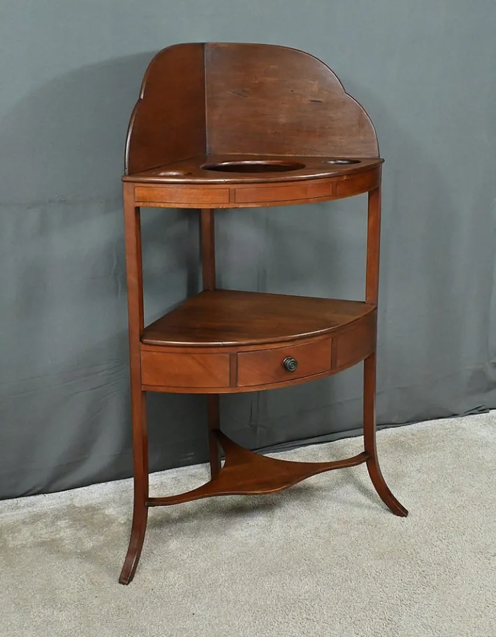 Pamono Small Mahogany Corner Vanity Unit, Early 20th Century Discount