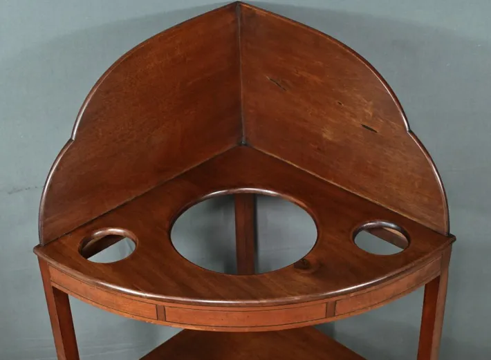 Pamono Small Mahogany Corner Vanity Unit, Early 20th Century Discount