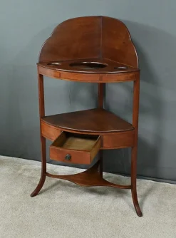 Pamono Small Mahogany Corner Vanity Unit, Early 20th Century Discount