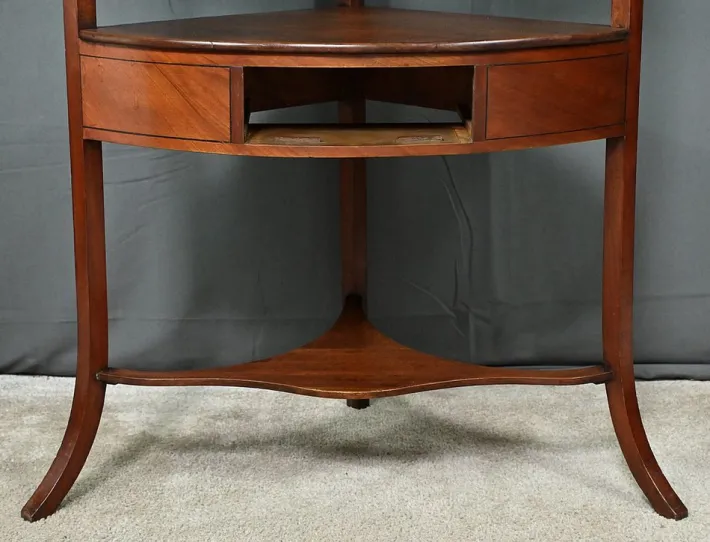 Pamono Small Mahogany Corner Vanity Unit, Early 20th Century Discount