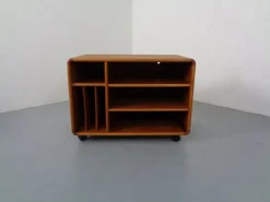 Pamono Small Rollable Teak Media Sideboard from Dyrlund, 1970s Discount