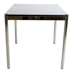 Pamono Small Square White Desk from USM Haller Online