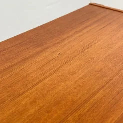 Pamono Small Table with Wheels in Teak and Magazine Shelf, Denmark, 1960s Best