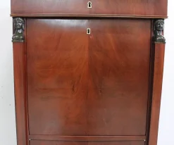 Pamono Small 19th Century Retour d’Égypte Mahogany Veneer Secretaire Outlet
