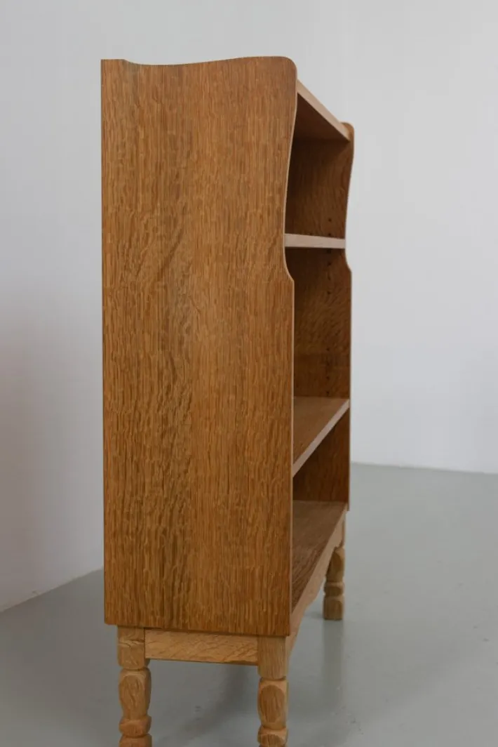 Pamono Small Vintage Danish Oak Bookcase in the style of Kjærnulf, 1960s Best