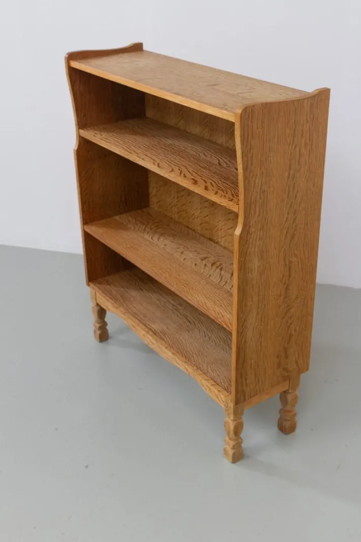 Pamono Small Vintage Danish Oak Bookcase in the style of Kjærnulf, 1960s Best