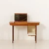 Pamono Small Vintage Desk with Hidden Vanity from Olholm Mobler, 1960s Hot