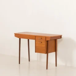 Pamono Small Vintage Desk with Hidden Vanity from Olholm Mobler, 1960s Hot