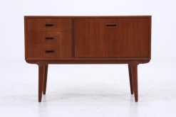 Pamono Small Vintage Teak Sideboard by Omann Jun, 1960s Online