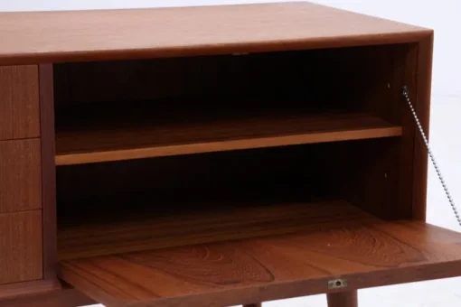 Pamono Small Vintage Teak Sideboard by Omann Jun, 1960s Online