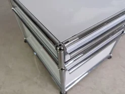 Pamono Small White Fritz Office Cabinet from USM Haller Discount