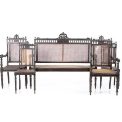 Pamono Soapé Chairs and Chairs, Set of 5 Outlet