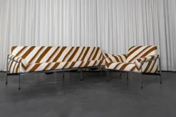 Pamono Sofa and Armchair by Wolfgang Herren for Lübke, Germany, 1960, Set of 2 Best