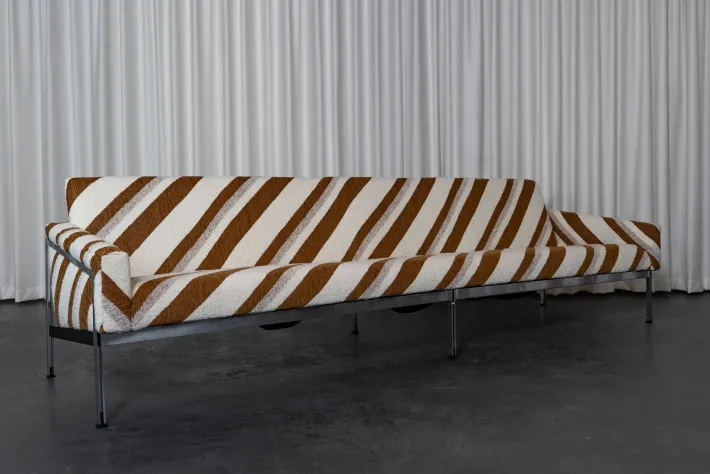 Pamono Sofa and Armchair by Wolfgang Herren for Lübke, Germany, 1960, Set of 2 Best