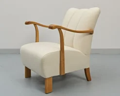 Pamono Sofa and Armchairs by Jindrich Halabala, 1930s, Set of 3 Hot