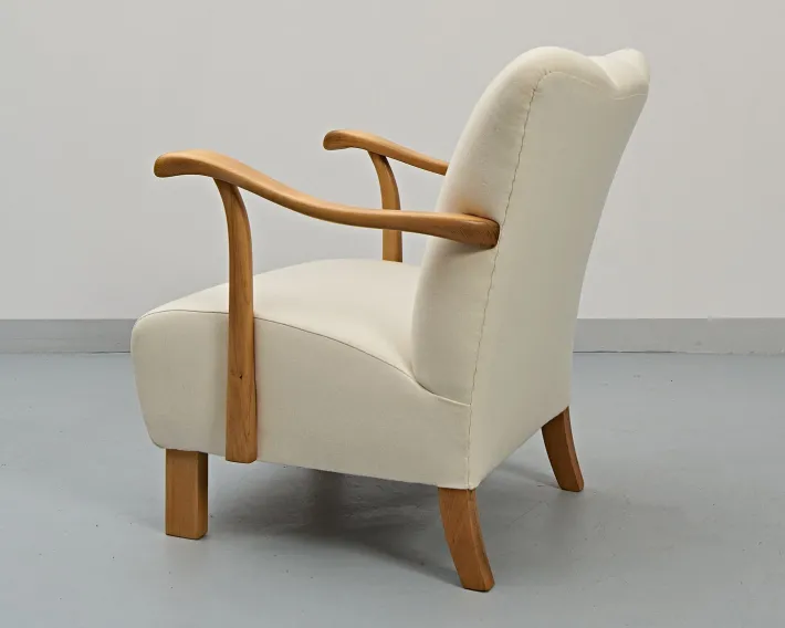 Pamono Sofa and Armchairs by Jindrich Halabala, 1930s, Set of 3 Hot