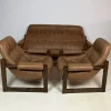 Pamono Sofa and Armchairs by Percival Lafer, 1960s, Set of 3