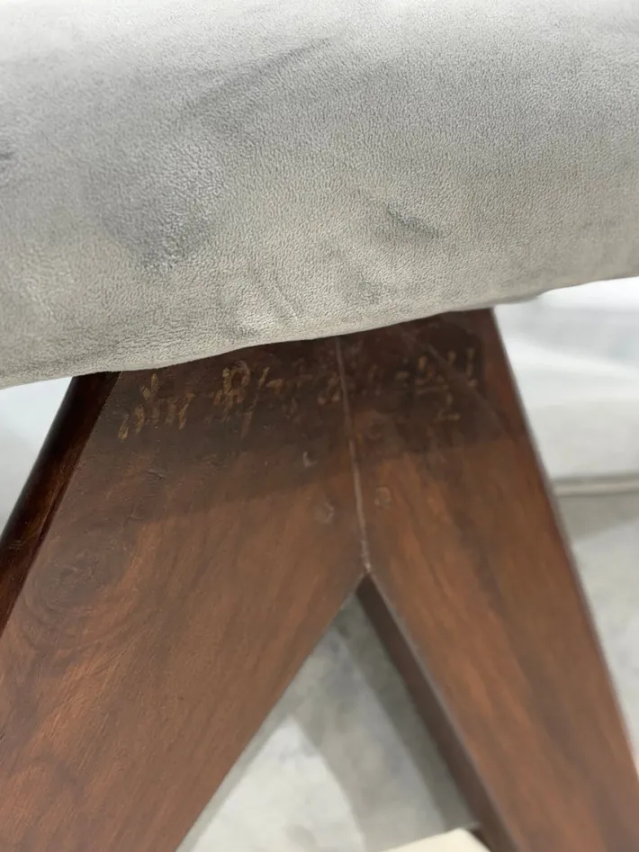 Pamono Sofa and Armchairs Set by Pierre Jeanneret from Pierre Jeanneret, 1952, Set of 3 Sale