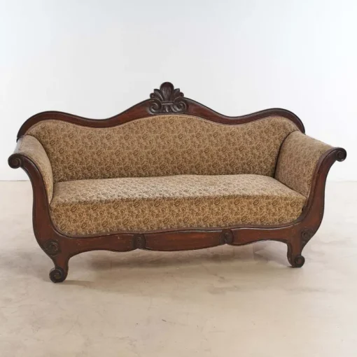 Pamono Sofa by Luigi Filippo in Walnut, 1800s Clearance