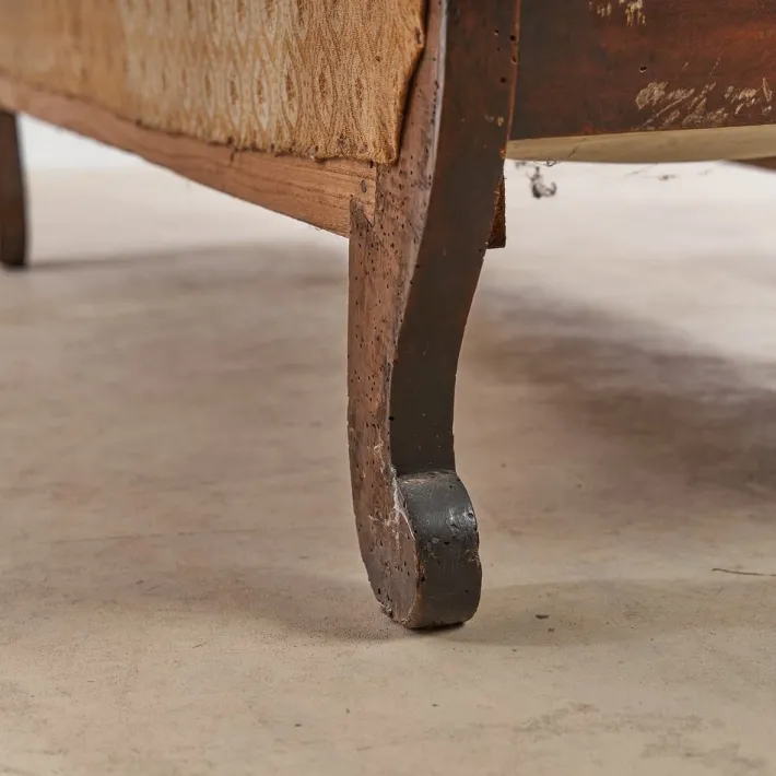 Pamono Sofa by Luigi Filippo in Walnut, 1800s Clearance