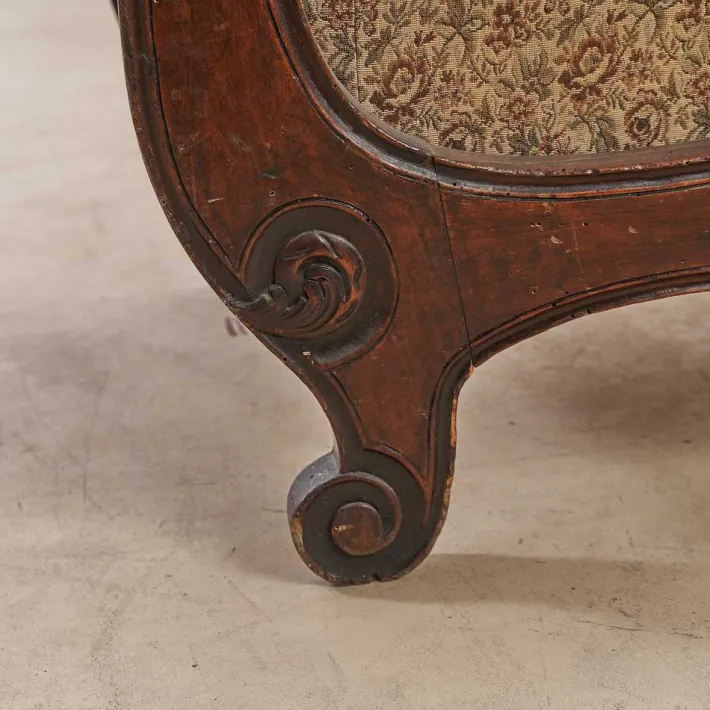 Pamono Sofa by Luigi Filippo in Walnut, 1800s Clearance