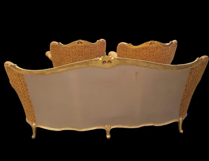 Pamono Sofa with Armchairs, 1950s, Set of 3