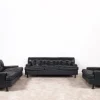 Pamono Sofas and Square Model Armchair by Marco Zanuso for Arflex, Italy, 1962, Set of 3 Outlet